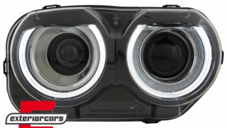 LED prednji farovi (crna) / Dodge Challenger (2015-2023), HLDOGCHA3F
