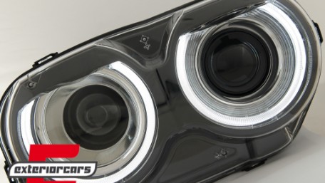 LED prednji farovi (crna) / Dodge Challenger (2015-2023), HLDOGCHA3F