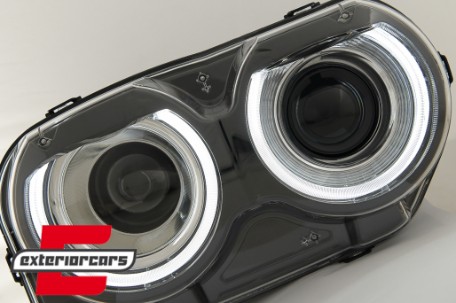 LED prednji farovi (crna) / Dodge Challenger (2015-2023), HLDOGCHA3F