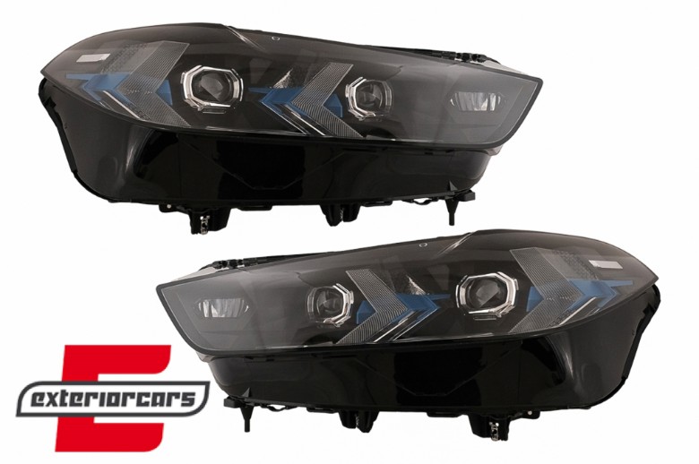 LED prednji farovi za nadogradnju s Lasera na 2024 LCI dizajn / BMW X5 G05 X6 G06 (2019-2022), HLBMG05NL