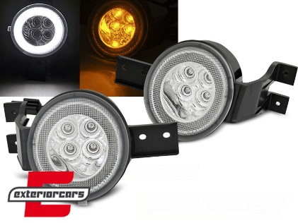LED prednji žmigavci s pozicijskim svjetlom (bijela) / MINI COOPER R50 R53 R52 (2001-2006), KPMC01