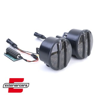 LED prednji žmigavci s pozicijskim svjetlom (smoke) / Jeep Wrangler JK (2007-2016), 37401