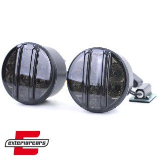 LED prednji žmigavci s pozicijskim svjetlom (smoke) / Jeep Wrangler JK (2007-2016), 37401