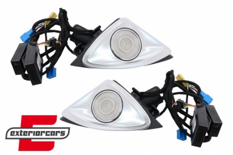 LED rotirajući visokotonci na prednjim vratima 64 boje / Mercedes E-klasa W213 S213 C238 (2016-2019), TWT64CW213