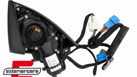 LED rotirajući visokotonci na prednjim vratima 7 boja / Mercedes S-klasa W222 (2013-2020), TWT7CW222