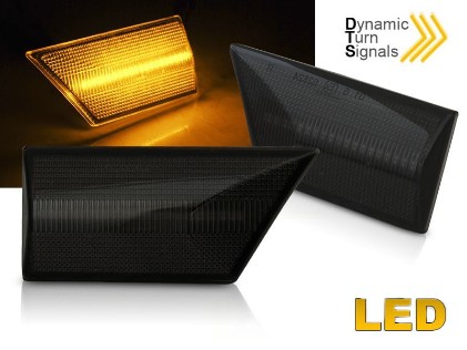 LED SEQ bočni žmigavci (smoke) / Opel Vectra C Signum (2002-2008), KBOP20