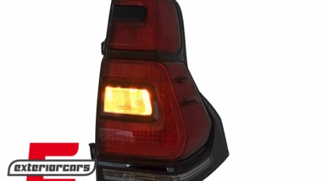 LED stražnja svjetla 2018+ LightBar dizajn (crvena/kristal) / Toyota Land Cruiser FJ150 Prado (2010-2018), TLTOPFJ150VX