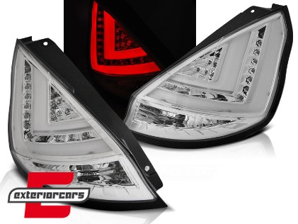 LED stražnja svjetla (chrome) / Ford Fiesta Mk7 (2008-2012) hatchback, LDFO44