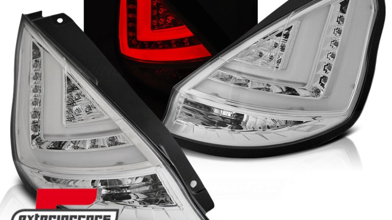 LED stražnja svjetla (chrome) / Ford Fiesta Mk7 Facelift (2012-2016) hatchback, LDFO48