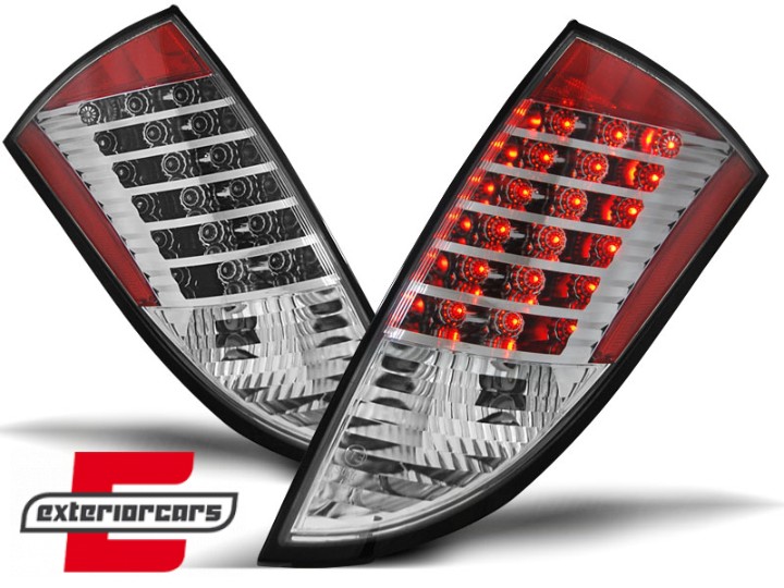 LED stražnja svjetla (chrome) / Ford Focus Mk1 Hatchback (1998-2004), LDFO21