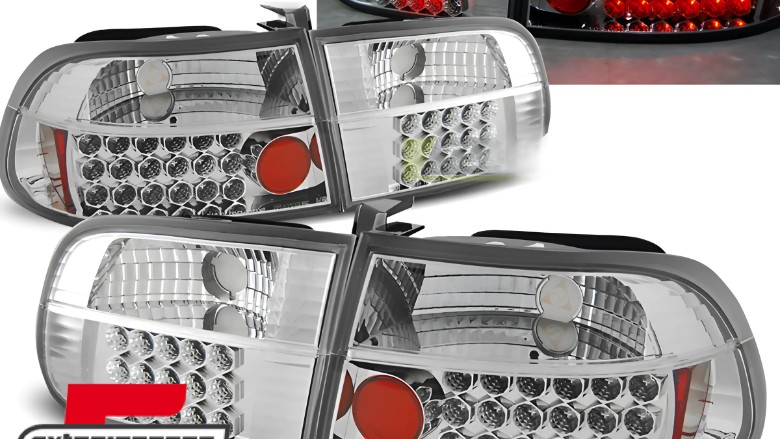 LED stražnja svjetla (chrome) / Honda Civic hatchback (1991-1995), LDHO03