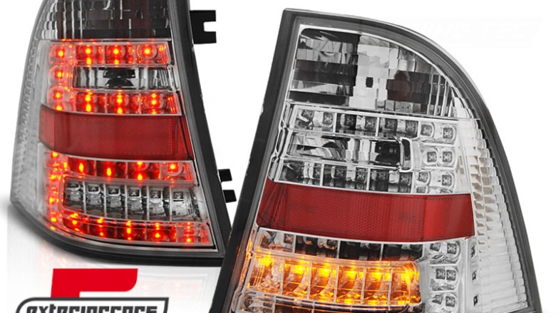LED stražnja svjetla (chrome) / Mercedes ML M-klasa (1998-2005), LDME23