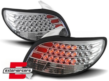 LED stražnja svjetla (chrome) / Peugeot 206 (10.1998-2009) hatchback 3V 5V, LDPE05