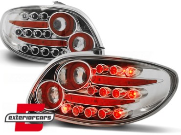 LED stražnja svjetla (chrome) / Peugeot 206 (10.1998-2009) hatchback 3V 5V, LDPE11