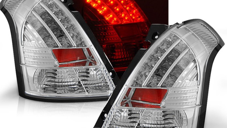 LED stražnja svjetla (chrome) / Suzuki Swift (2005-2010), LDSI01