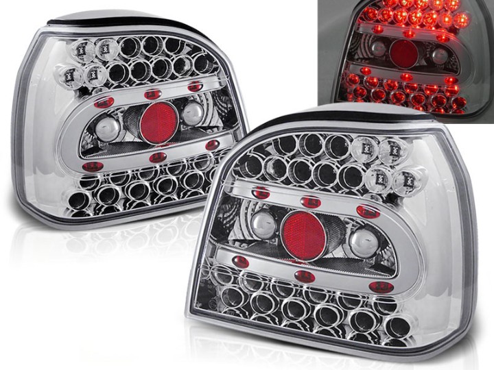 LED stražnja svjetla (chrome) / Volkswagen Golf 3 (09.1991-08.1997), LDVW12