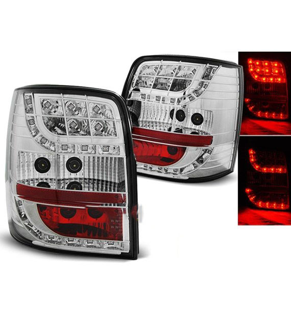 LED stražnja svjetla (chrome) / Volkswagen Passat B5 3BG (2000-2004), LDVW81