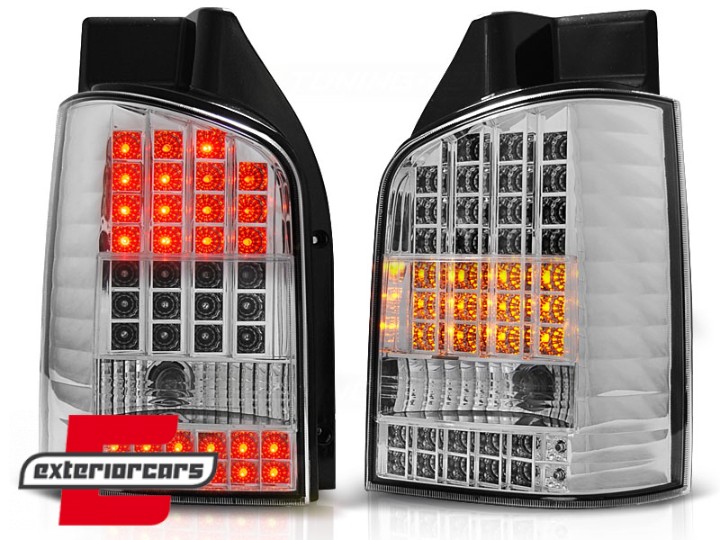 LED stražnja svjetla (chrome) / Volkswagen T5 (04.2003-08.2009), LDVW41