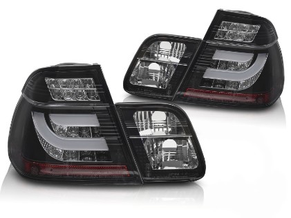 LED stražnja svjetla (crna) / / BMW serije 3 E46 limuzina (09.2001-2005), LDBMO2