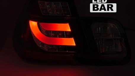 LED stražnja svjetla (crna) / / BMW serije 3 E46 limuzina (09.2001-2005), LDBMO2