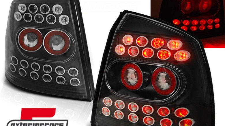 LED stražnja svjetla (crna) / Opel Astra G (1997-2004) hatchback 3V 5V, LDOP15