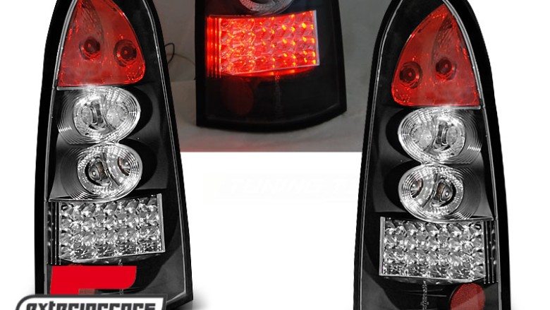 LED stražnja svjetla (crna) / Opel Astra G (1997-2004) karavan, LDOP10