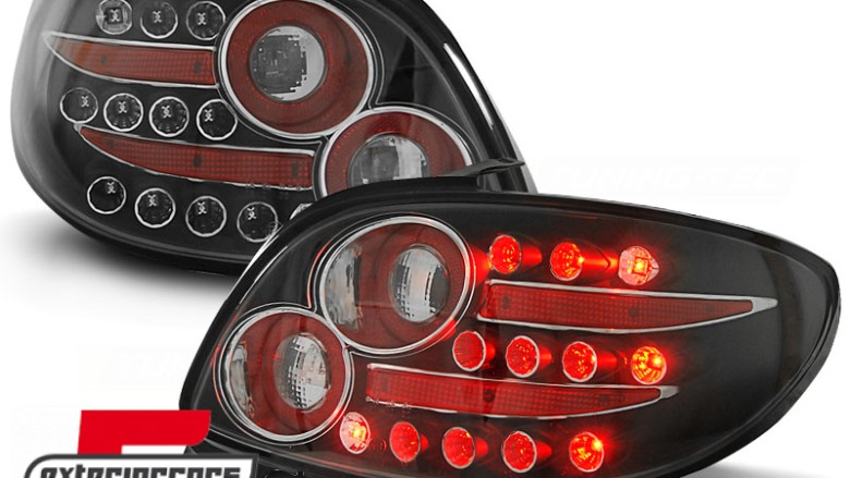 LED stražnja svjetla (crna) / Peugeot 206 (10.1998-2009) hatchback 3V 5V, LDPE12