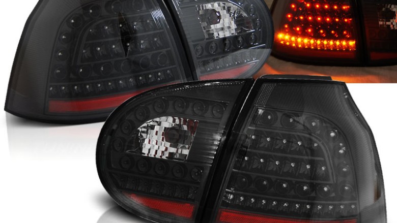 LED stražnja svjetla (crna) / Volkswagen Golf 5 (10.2003-2009), LDVW68