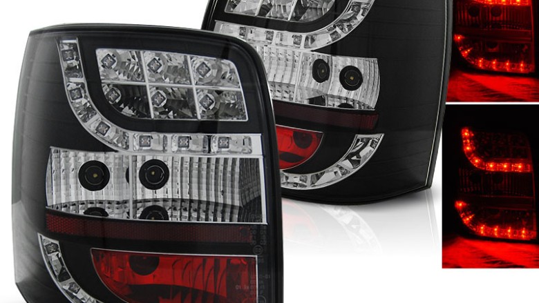 LED stražnja svjetla (crna) / Volkswagen Passat B5 3B (11.1996-08.2000), LDVW76