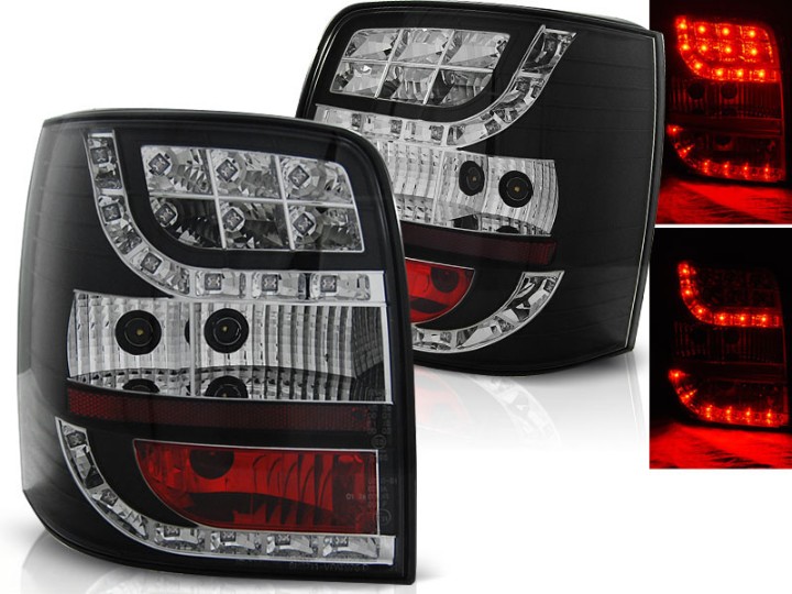 LED stražnja svjetla (crna) / Volkswagen Passat B5 3B (11.1996-08.2000), LDVW76