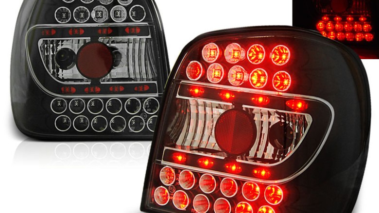 LED stražnja svjetla (crna) / Volkswagen Polo 6N (10.1994-09.1999), LDVW65