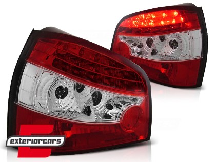 LED stražnja svjetla (crvena/kristal) / Audi A3 (1996-08.2000) Hatchback 3V 5V, LDAU01