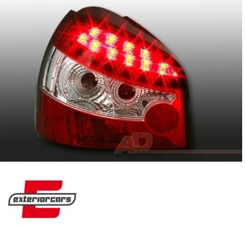 LED stražnja svjetla (crvena/kristal) / Audi A3 (1996-08.2000) Hatchback 3V 5V, LDAU01