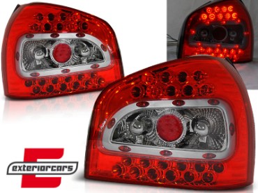 LED stražnja svjetla (crvena/kristal) / Audi A3 (1996-08.2000) Hatchback 3V 5V, LDAU18