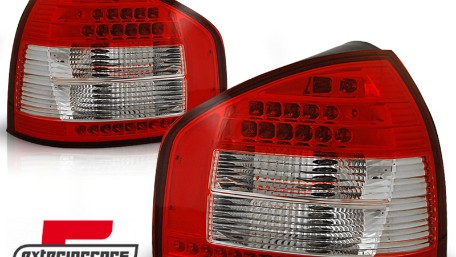 LED stražnja svjetla (crvena/kristal) / Audi A3 (1996-08.2000) Hatchback 3V 5V, LDAU41