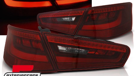 LED stražnja svjetla (crvena/kristal) / Audi A3 8V Hatchback (2012-2016) 3 vrata, LDAUF6