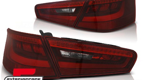 LED stražnja svjetla (crvena/kristal) / Audi A3 8V Hatchback (2012-2016) 3 vrata, LDAUF6