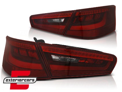 LED stražnja svjetla (crvena/kristal) / Audi A3 8V Hatchback (2012-2016) 3 vrata, LDAUF6