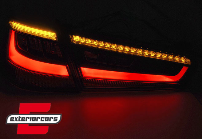 LED stražnja svjetla (crvena/kristal) / Audi A3 8V Hatchback (2012-2016) 3 vrata, LDAUF6