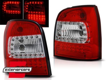 LED stražnja svjetla (crvena/kristal) / Audi A4 B5 (1994-2001) karavan, LDAU93