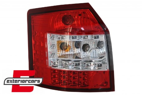 LED stražnja svjetla (crvena/kristal) / Audi A4 B6 (2000-2004) karavan, LDAU34