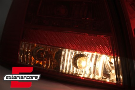 LED stražnja svjetla (crvena/kristal) / Audi A4 B7 (2004-2008) karavan, LDAU37