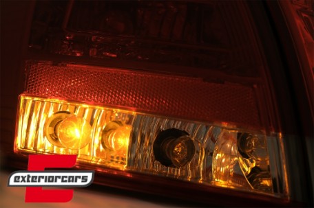 LED stražnja svjetla (crvena/kristal) / Audi A4 B7 (2004-2008) karavan, LDAU37