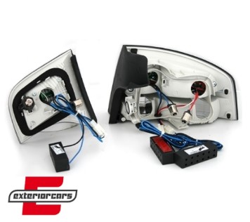 LED stražnja svjetla (crvena/kristal) / Audi A4 B7 (2004-2008) limuzina, LDAU53