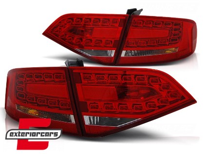 LED stražnja svjetla (crvena/kristal) / Audi A4 B8 limuzina (2008-2011), LDAU87