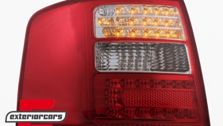 LED stražnja svjetla (crvena/kristal) / Audi A6 4B C5 karavan (1997-2004), LDAU04