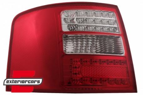 LED stražnja svjetla (crvena/kristal) / Audi A6 4B C5 karavan (1997-2004), LDAU04