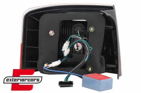 LED stražnja svjetla (crvena/kristal) / Audi A6 4B C5 karavan (1997-2004), LDAU51