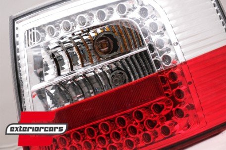 LED stražnja svjetla (crvena/kristal) / Audi A6 4B C5 karavan (1997-2004), LDAU51