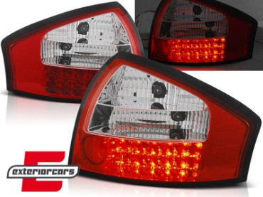 LED stražnja svjetla (crvena/kristal) / Audi A6 C5 limuzina (1997-2004), LDAU13